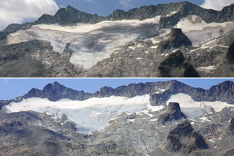 Glaciar de Maladeta, Maladeta-Massiv