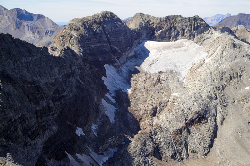 Glaciar de Seil de la Baquo Est, Perdiguero Massif