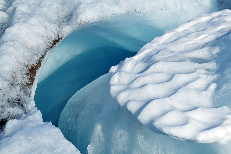 Austre Lovnbreen: the glacier surface