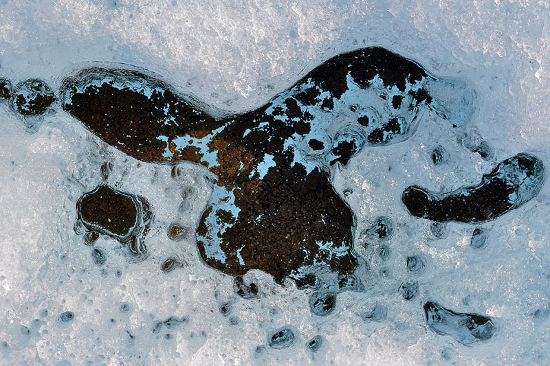 Austre Lovnbreen: the glacier surface