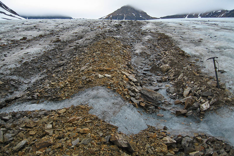 Austre Lovnbreen: the glacier surface