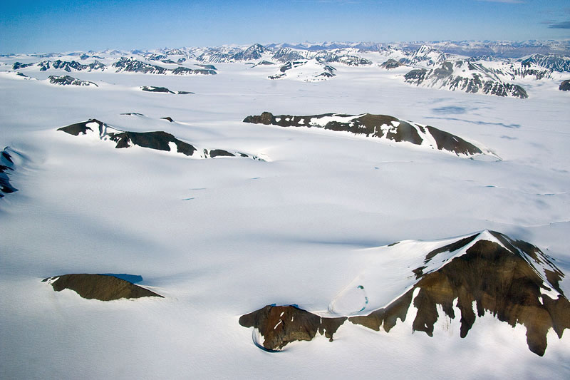 Northern Svalbard aerial photos