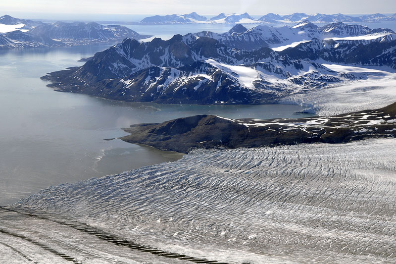 Northern Svalbard aerial photos