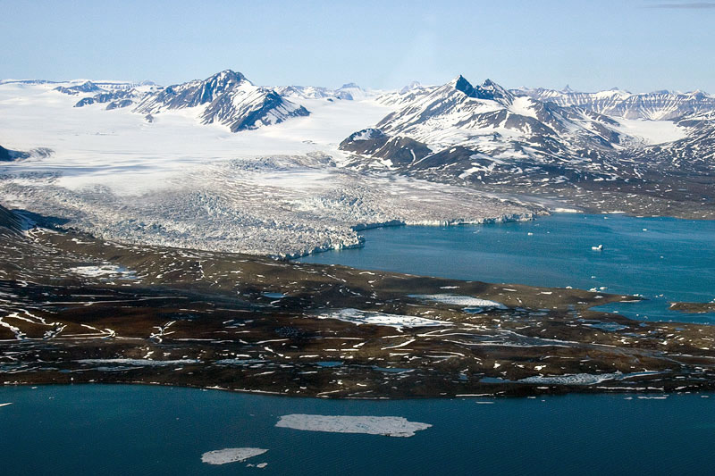 Northern Svalbard aerial photos