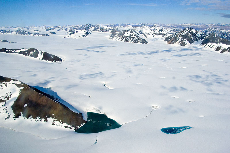 Northern Svalbard aerial photos