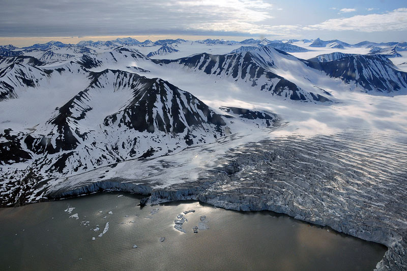 Northern Svalbard aerial photos