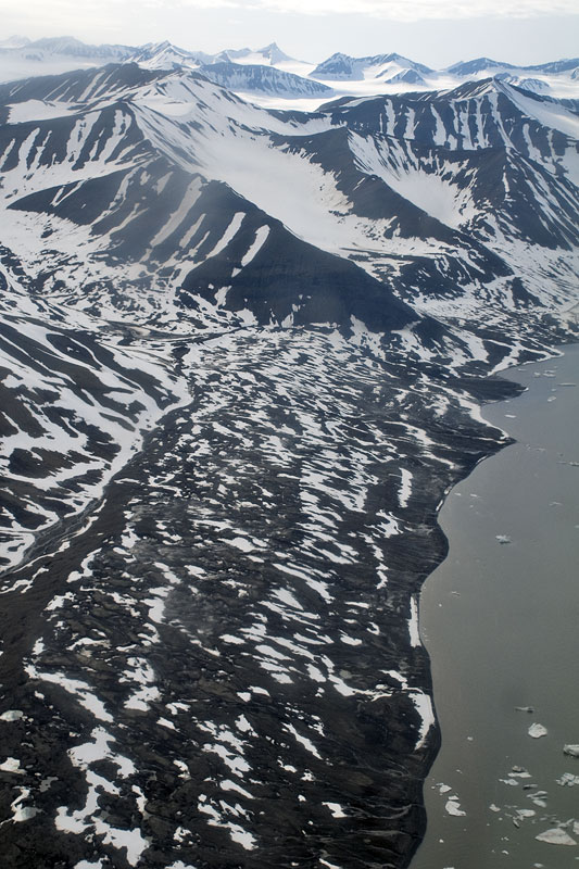 Northern Svalbard aerial photos