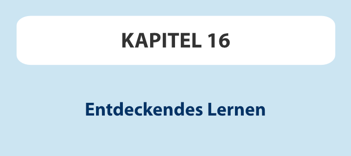 Kapitel 16: Entdeckende Lernen