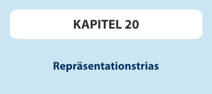 Kapitel 20: Repr�sentationstrias