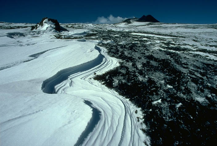 Universi di ghiaccio e di anelli sull'Etna: Foto e Video (23-25.2.2000)