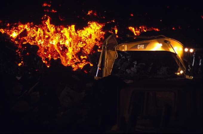 Die Flankeneruption und ihre Auswirkungen auf Menschen und Gebude 26./27. Juli 2001