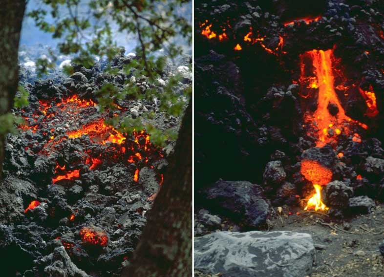 Flankeneruption 2002: Die Nordspalte