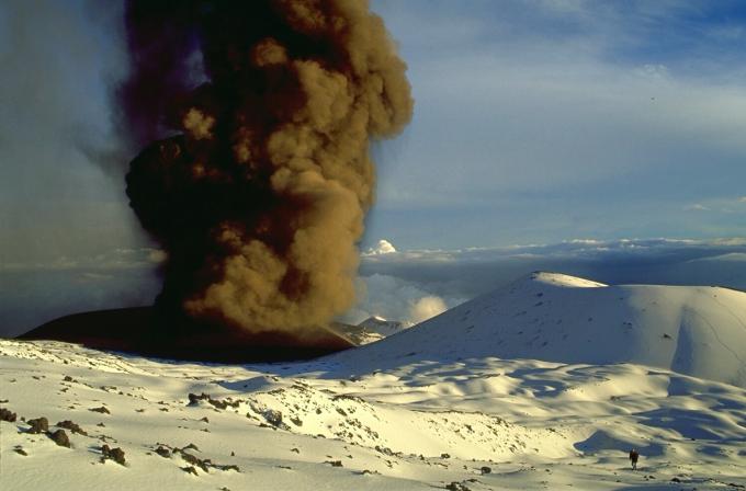 Flankeneruption 2002: Der sdliche Schlot