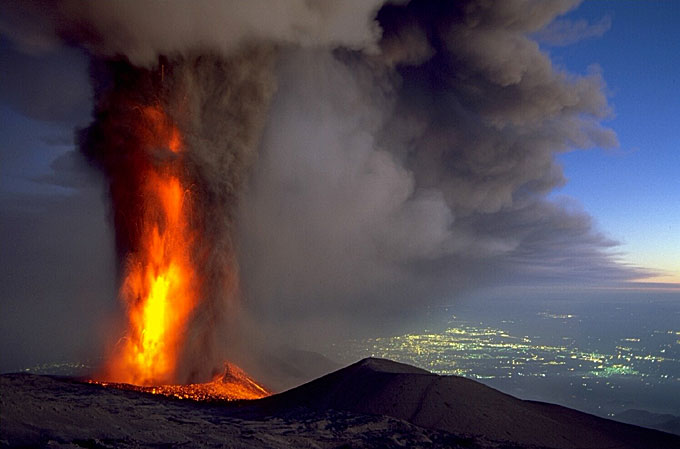 Flankeneruption 2002: Der sdliche Schlot