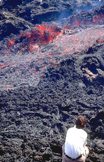 Volcanologists At Work