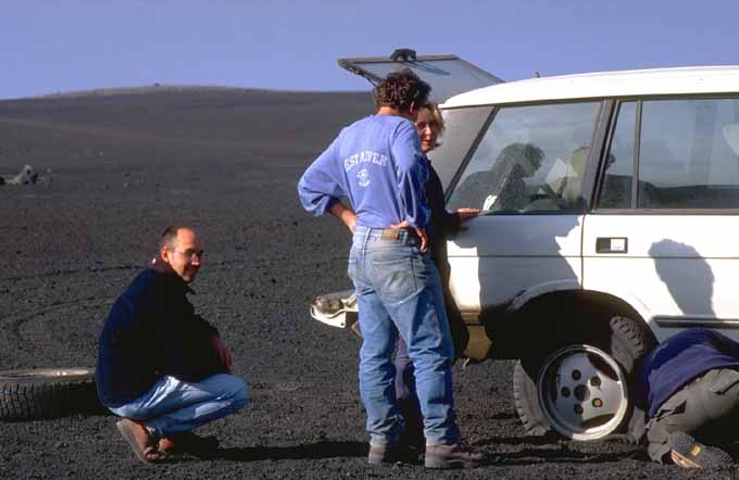 Volcanologists At Work