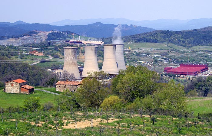 Geothermische Energie aus Larderello