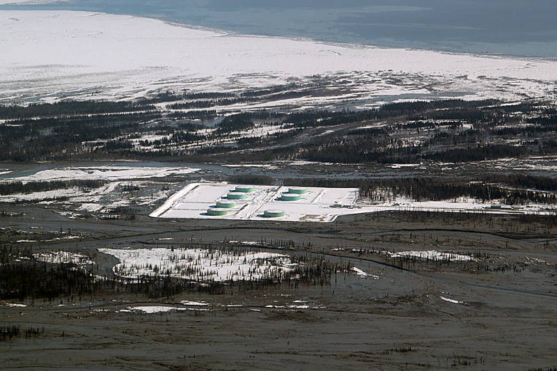 Aerial Photos of Redoubt Volcano in Eruption