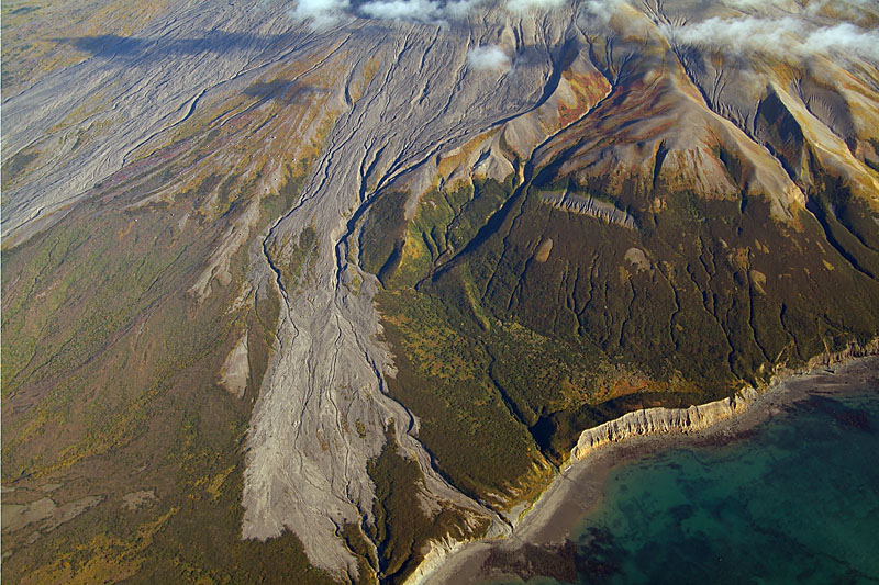 Iliamna und Augustine Volcano