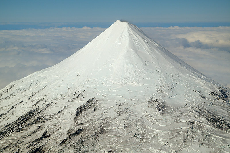 Shishaldin and Isanotski Volcanoes, Unimak Island Shishaldin and Isanotski Volcanoes, Unimak Island
