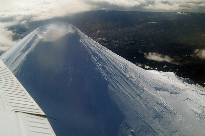 Shishaldin and Isanotski Volcanoes, Unimak Island