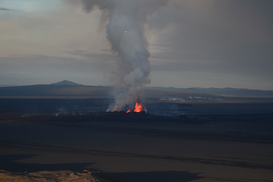 Bardarbunga-Eruption: Lavafontänen Bardarbunga-Eruption: Lavafontänen