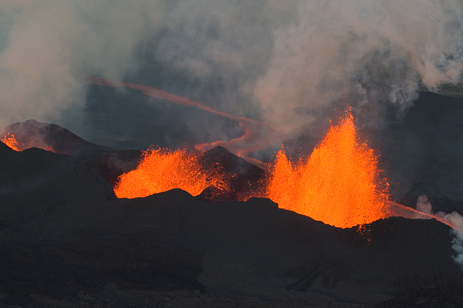 Bardarbunga-Eruption: Lavafontänen Bardarbunga-Eruption: Lavafontänen