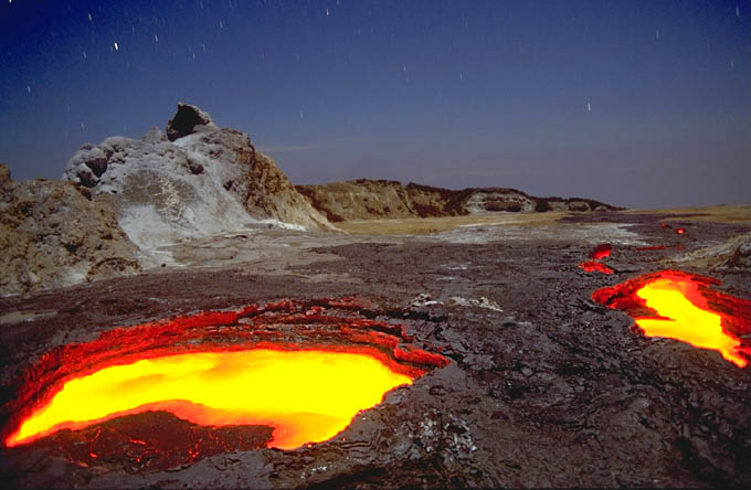 Fotoseite 2: 25.-29.Juli 2001 Eine Nacht auf einem fremden Planeten?