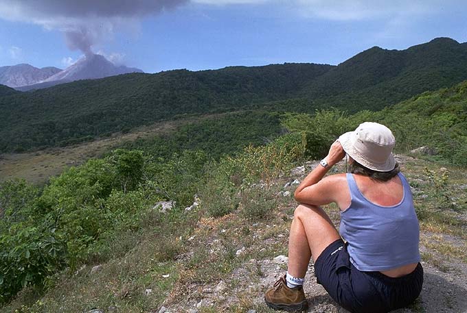 Volcanologists in the field