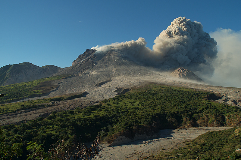 Pyroclastic flows in Aymer's Ghaut (29 Jan - 1 Feb 2010) Pyroclastic flows in Aymer's Ghaut (29 Jan - 1 Feb 2010)