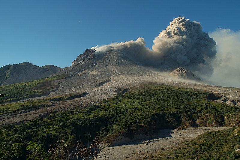 Pyroclastic flows in Aymer's Ghaut (29 Jan - 1 Feb 2010)