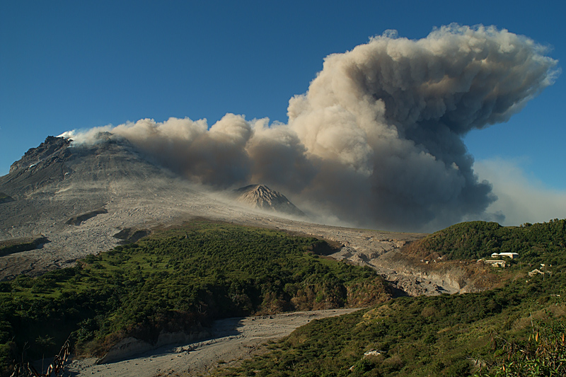 Pyroclastic flows in Aymer's Ghaut (29 Jan - 1 Feb 2010)