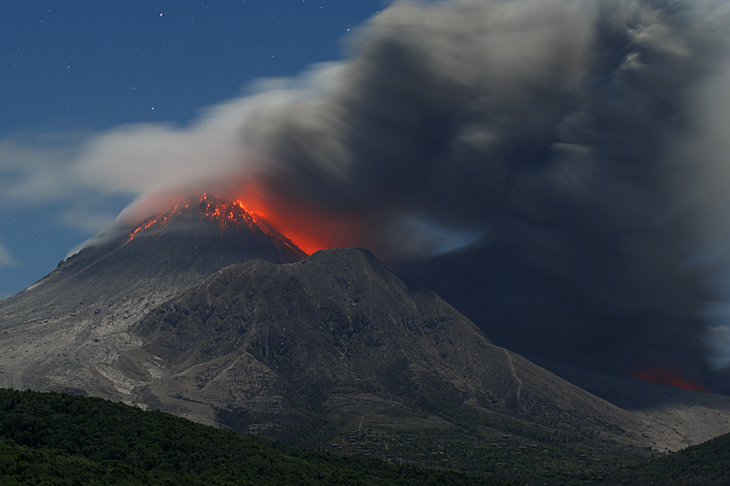 Pyroclastic flows in Aymer's Ghaut (29 Jan - 1 Feb 2010)