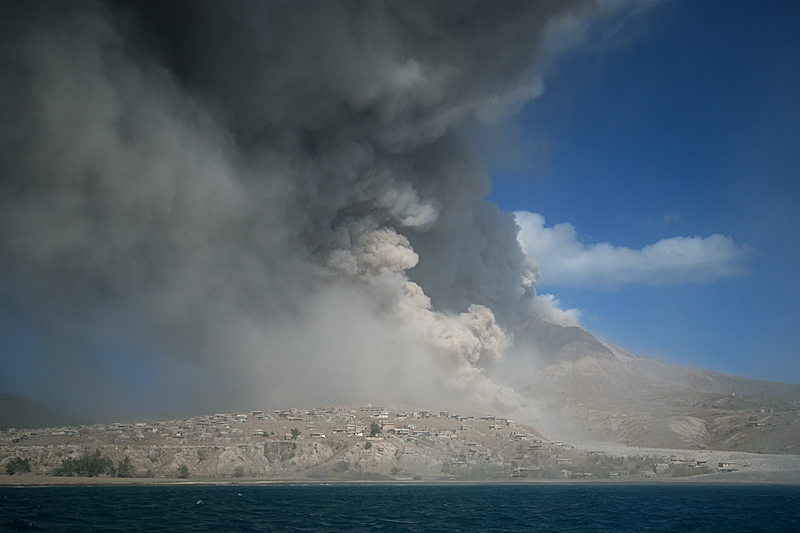 Pyroclastic flows in Aymer's Ghaut (29 Jan - 1 Feb 2010)