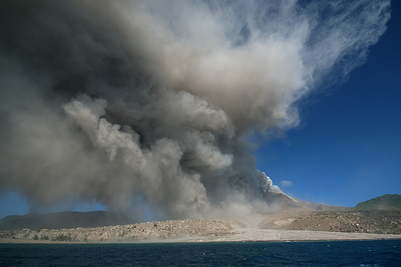 Pyroclastic flows in Aymer's Ghaut (29 Jan - 1 Feb 2010)