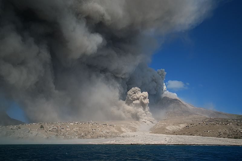 Pyroclastic flows in Aymer's Ghaut (29 Jan - 1 Feb 2010)