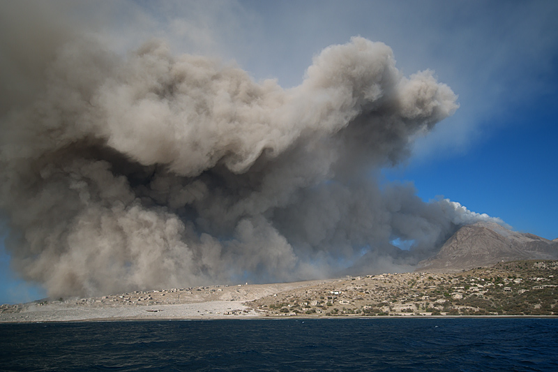 Pyroclastic flows in Aymer's Ghaut (29 Jan - 1 Feb 2010)