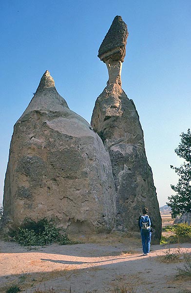 'Feenkamine' bei Goreme und Zelve