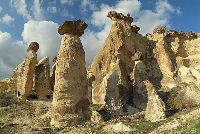 'Feenkamine' bei Goreme und Zelve