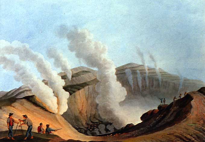 Historische Darstellungen von Vulcano Historische Darstellungen von Vulcano