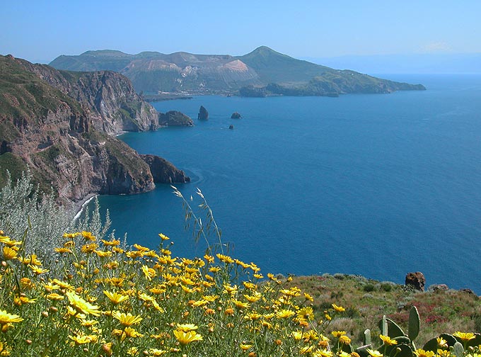 Lipari: Bimsstein und Obsidian