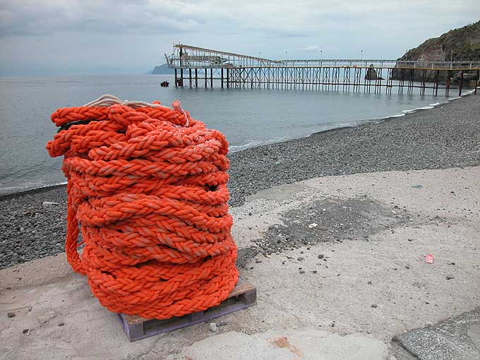 Lipari: Bimsstein und Obsidian