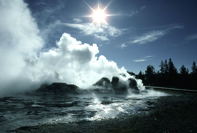 Der Himmel ber Yellowstone