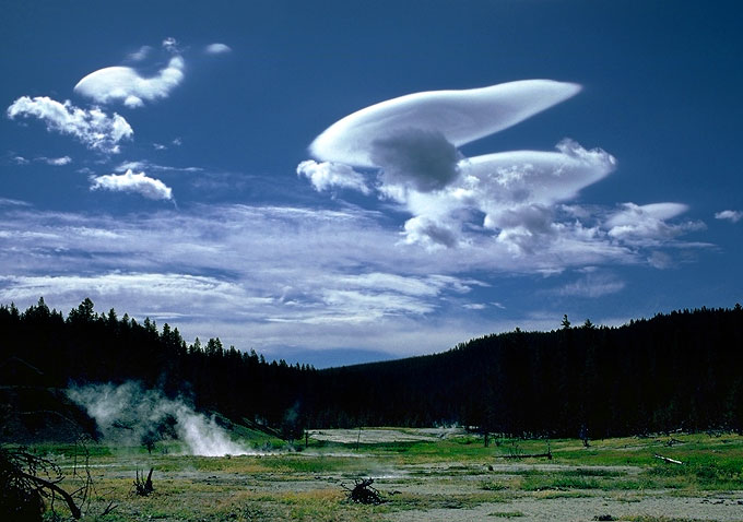 The sky above Yellowstone The sky above Yellowstone