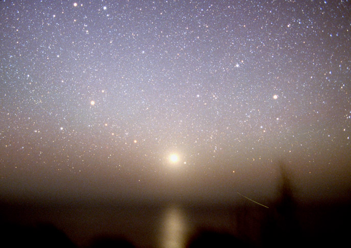 A Comet and many Star Clusters  May 2004