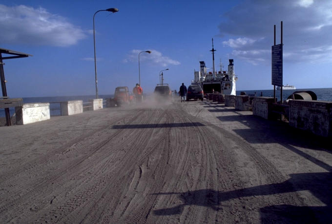 La popolazione di Stromboli alle prese con un maremoto