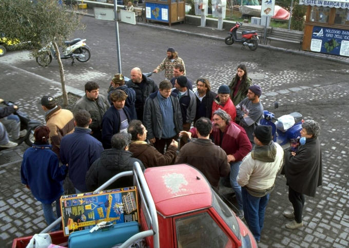 La popolazione di Stromboli alle prese con un maremoto