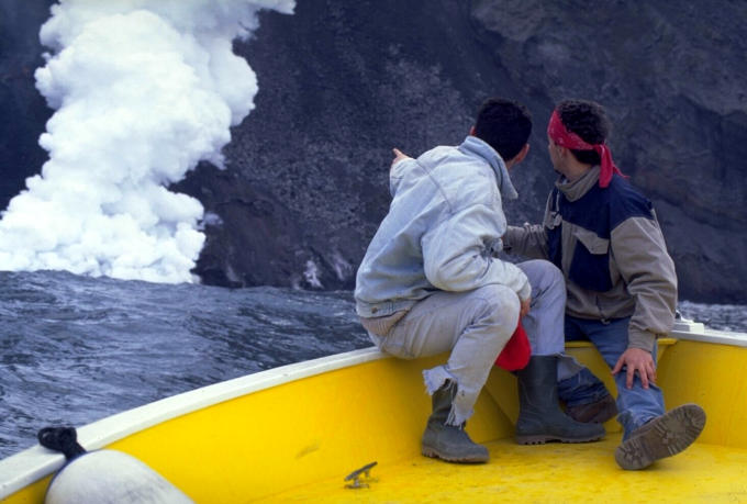 La popolazione di Stromboli alle prese con un maremoto